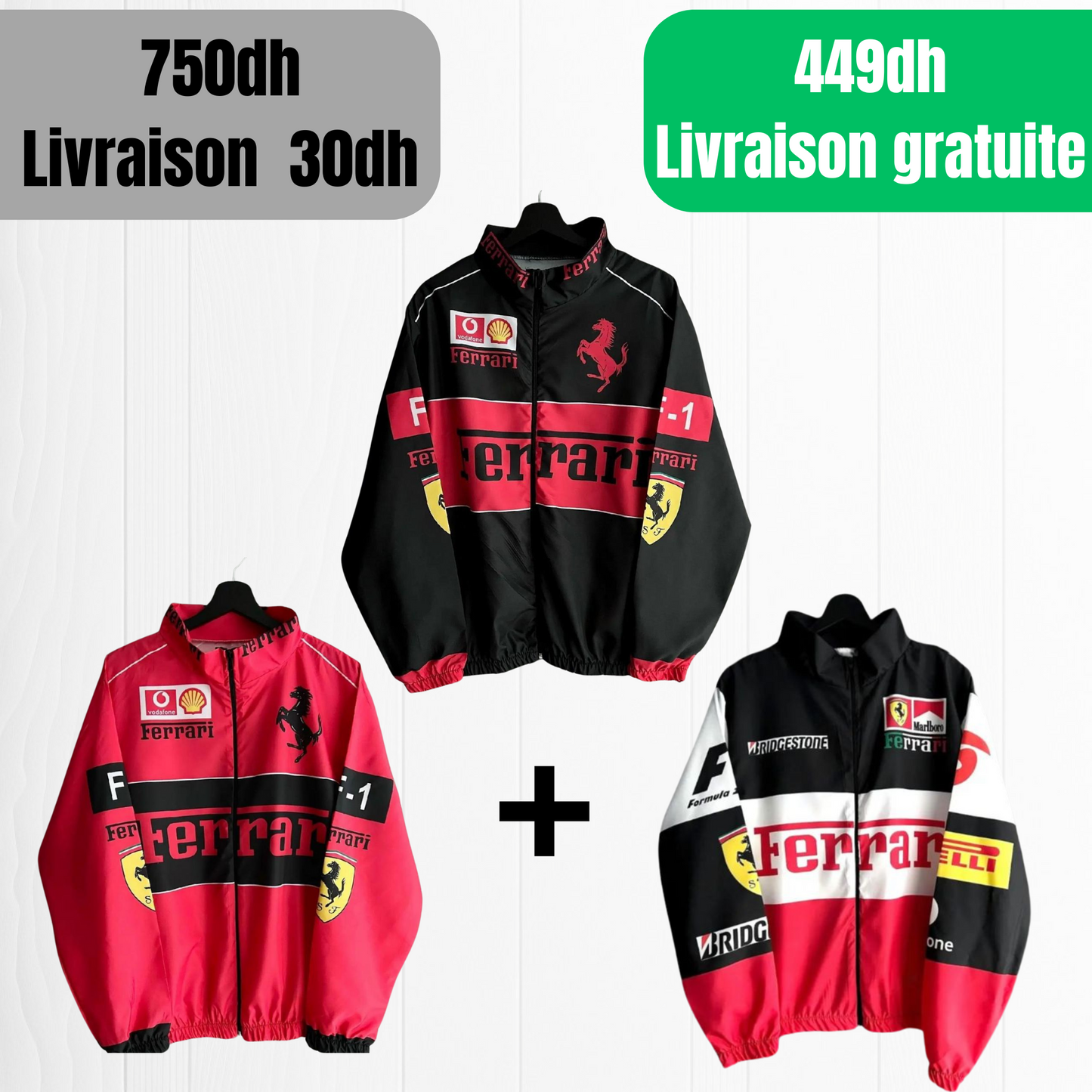 3x Ferrari jackets