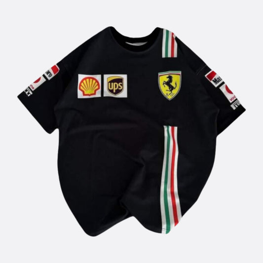 BLACK FERRARI SHIRT